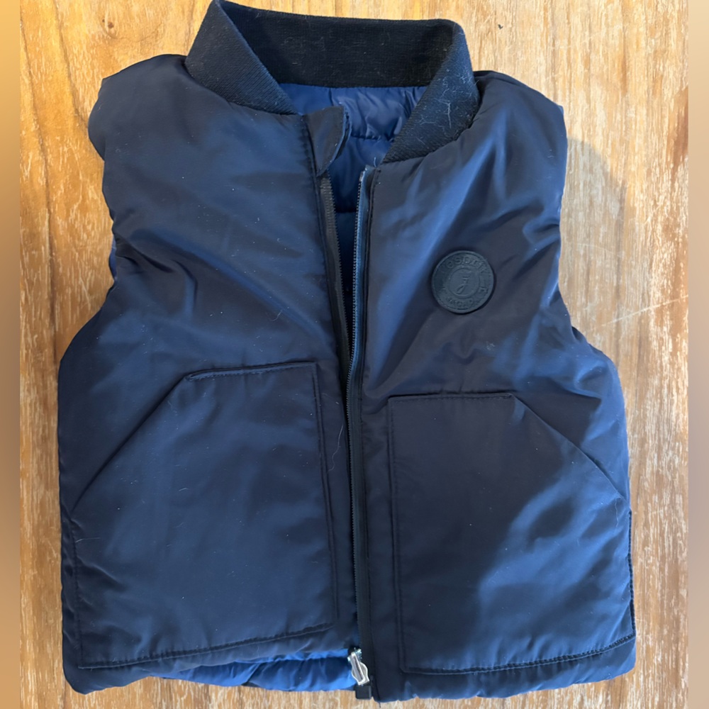 Jacadi Kids Navy Blue Puffer Vest